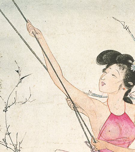 乌海-胡也佛的仕女画和最知名的金瓶梅秘戏图
